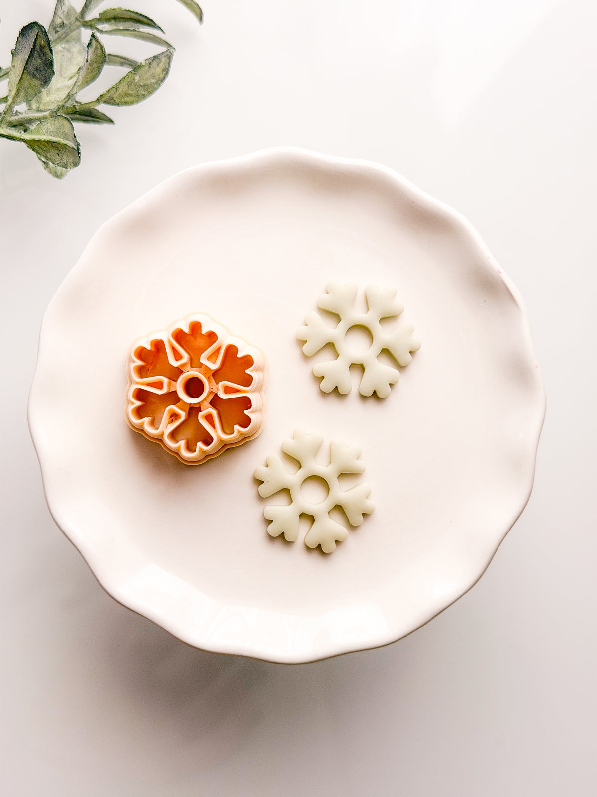 Windowed Snowflake Clay Cutter