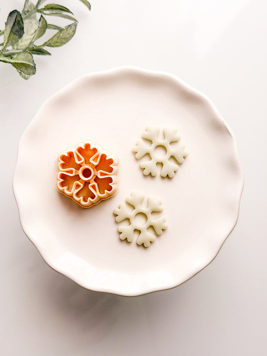 Windowed Snowflake Clay Cutter