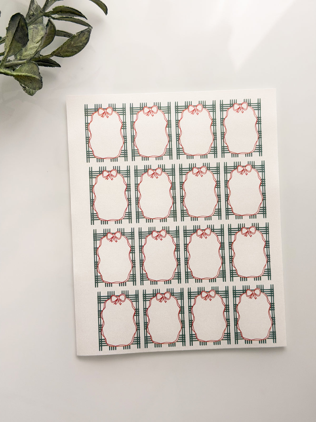 Winter Christmas Themed Transfer Sheet + Clay Cutter Combo