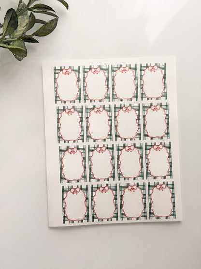 Winter Christmas Themed Transfer Sheet + Clay Cutter Combo