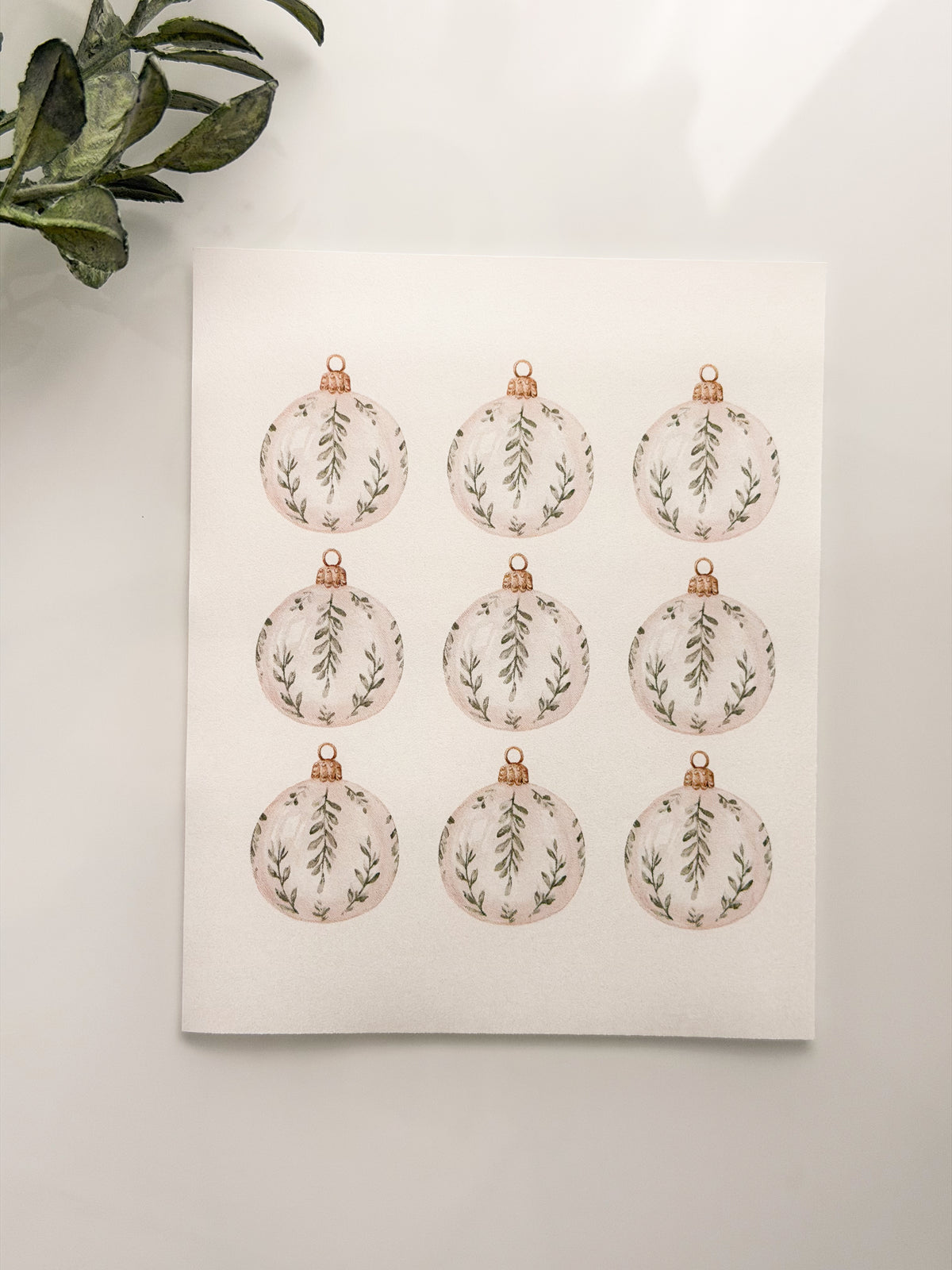 Winter Christmas Themed Transfer Sheet + Clay Cutter Combo