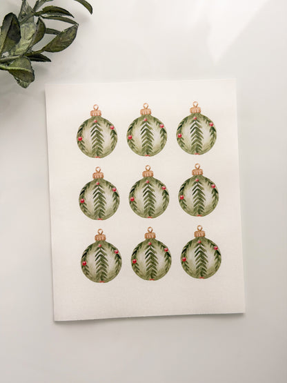 Winter Christmas Themed Transfer Sheet + Clay Cutter Combo