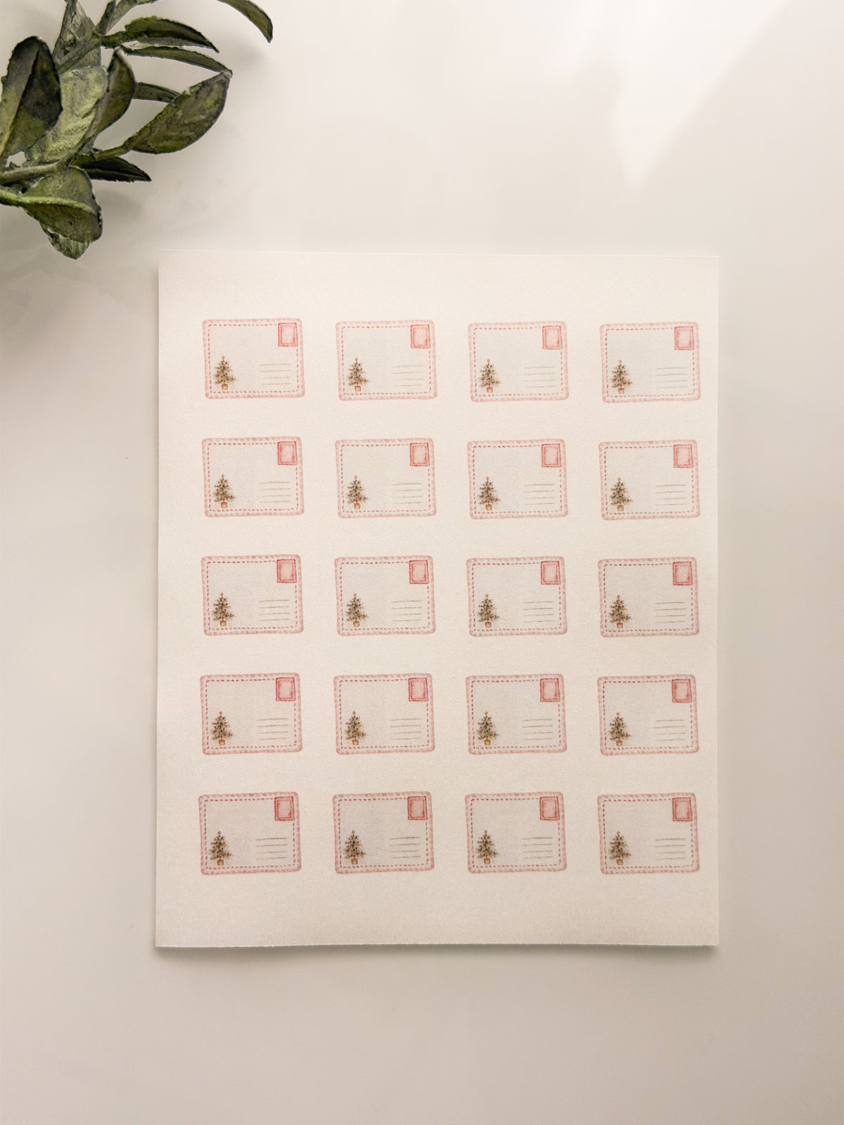 Winter Christmas Themed Transfer Sheet + Clay Cutter Combo