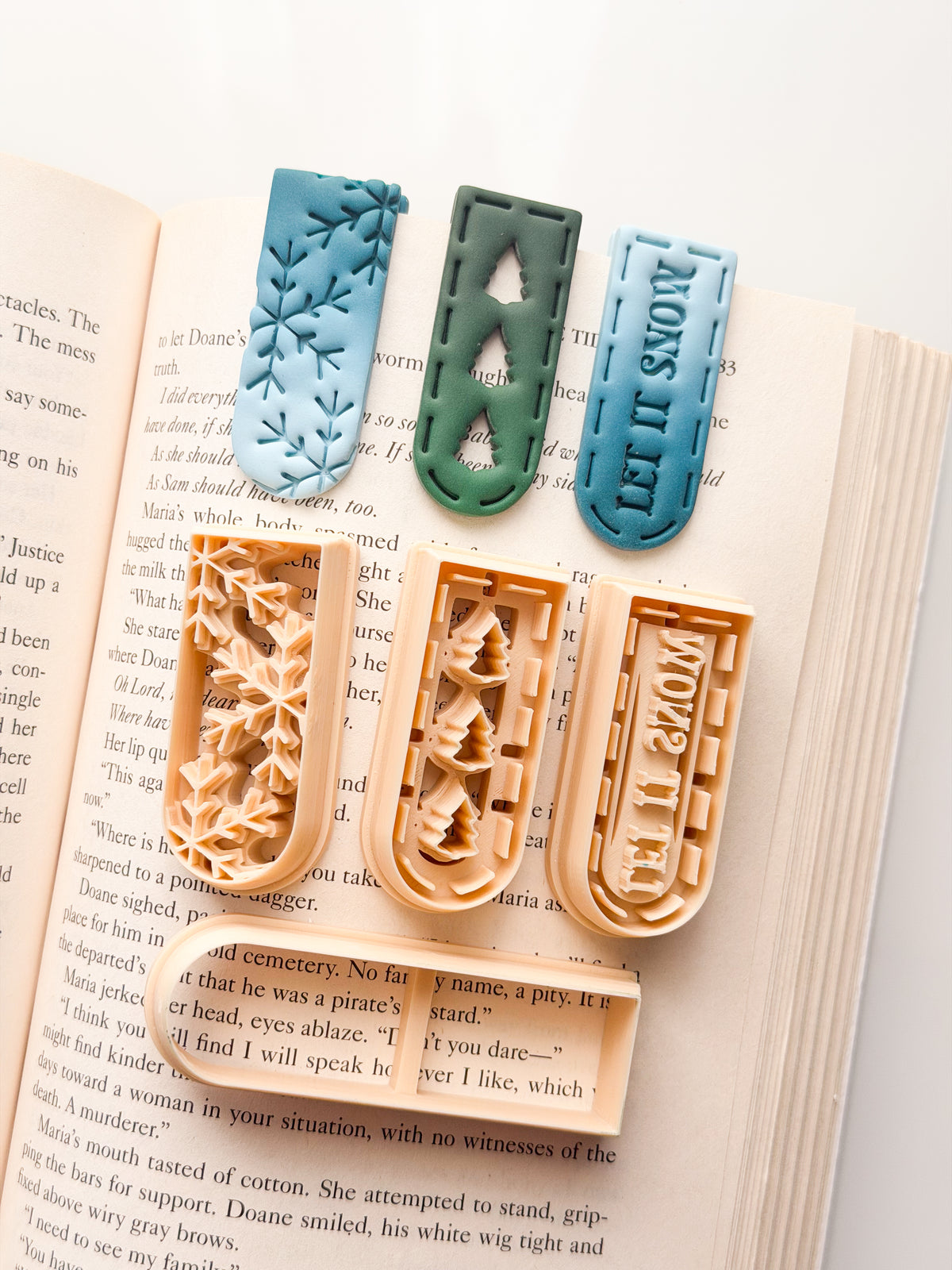 Winter Bookmark Double Clay Cutter Set