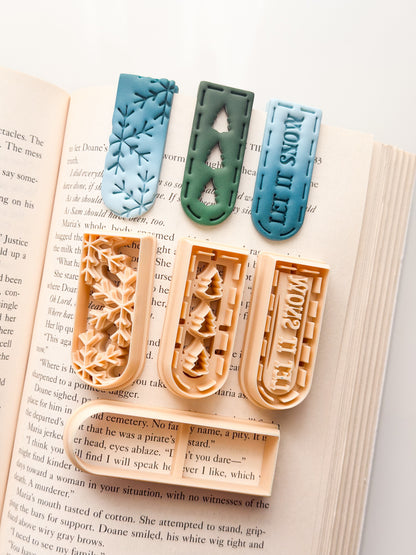 Winter Bookmark Double Clay Cutter Set