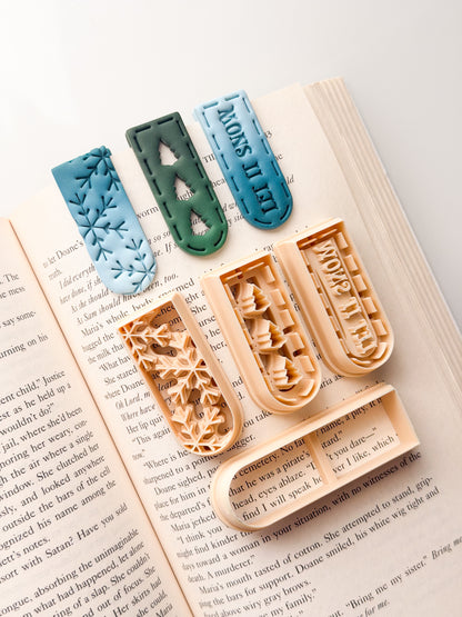 Winter Bookmark Double Clay Cutter Set
