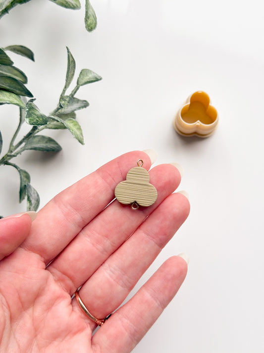 Triple Circle Shape Bead With Guides Clay Cutter Extra Tall
