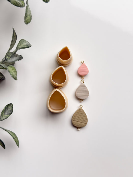 Perfect Teardrops Bead With Guides Clay Cutter Extra Tall