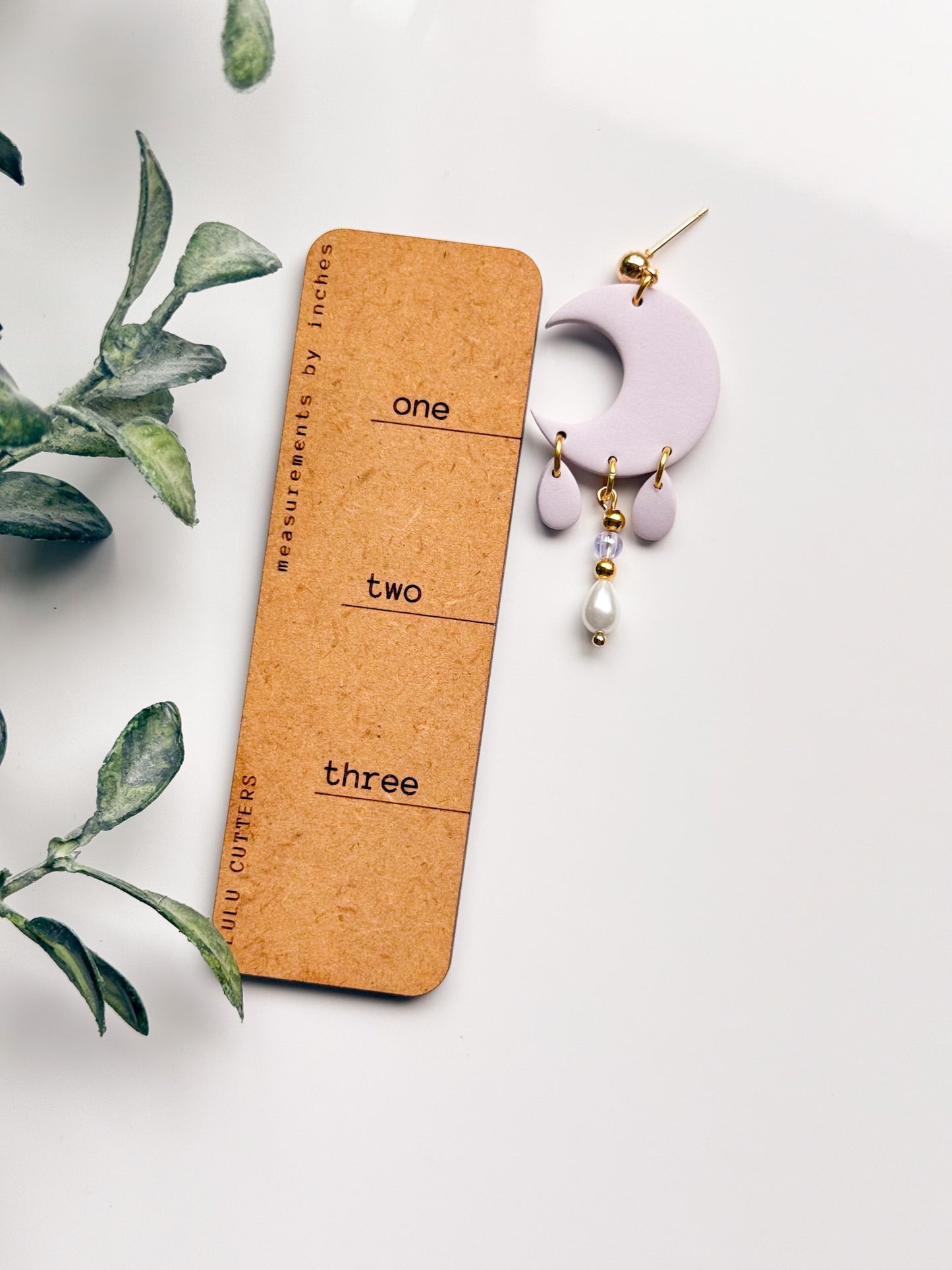 Triple Guide Moon + Teardrop Clay Cutter Set