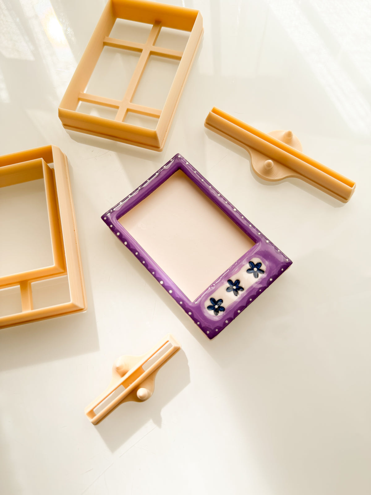 Polaroid Frame Polymer Clay Air Dry Clay Ceramic Pottery