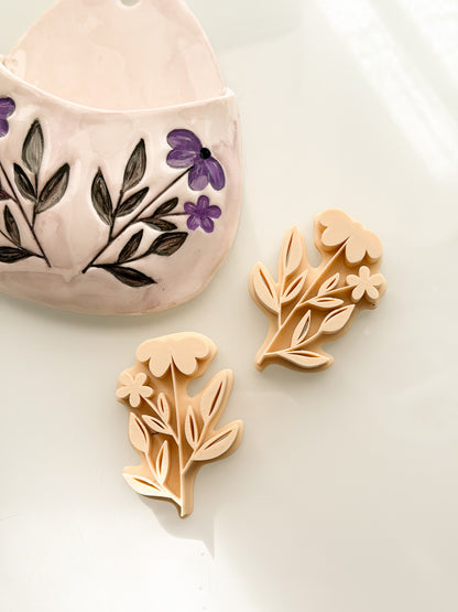 Clay Floral Stamps Polymer Clay Air Dry Clay Ceramic Pottery (Copy) (Copy)