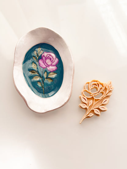 Clay Floral Stamps Polymer Clay Air Dry Clay Ceramic Pottery (Copy) (Copy)