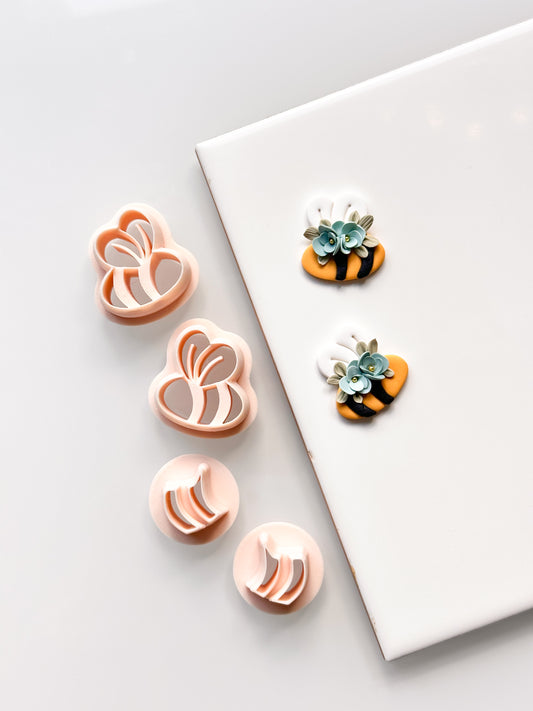 Bee + Stripes Clay Cutter Set