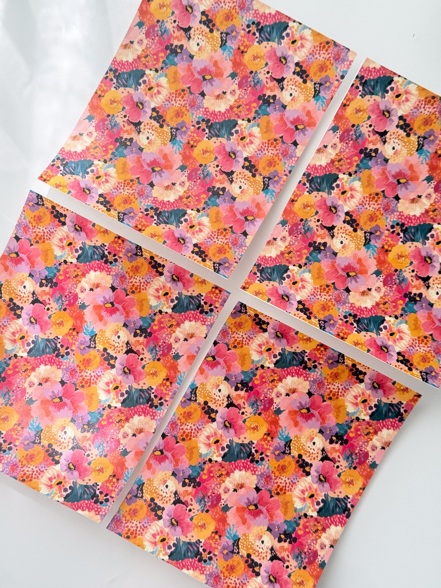 FLORALS 80 Transfer Sheet Single Or 4 Pack