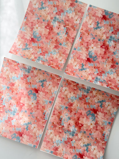 FLORALS 78 Transfer Sheet Single Or 4 Pack