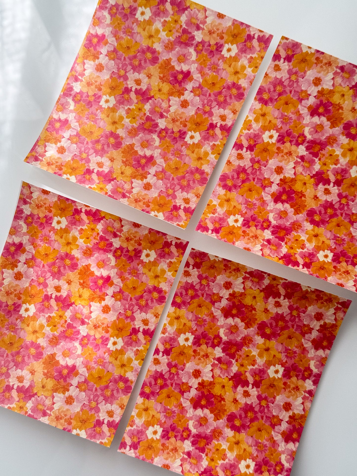 FLORALS 77 Transfer Sheet Single Or 4 Pack