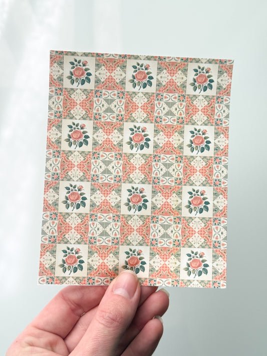 Quilted 11 Transfer Sheet Single Or 4 Pack