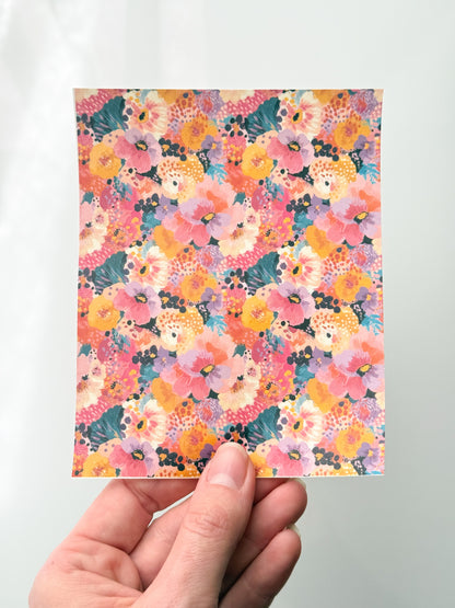 FLORALS 80 Transfer Sheet Single Or 4 Pack