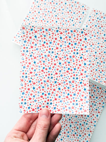 4th Of July 5 Transfer Sheet Single Or 4 Pack