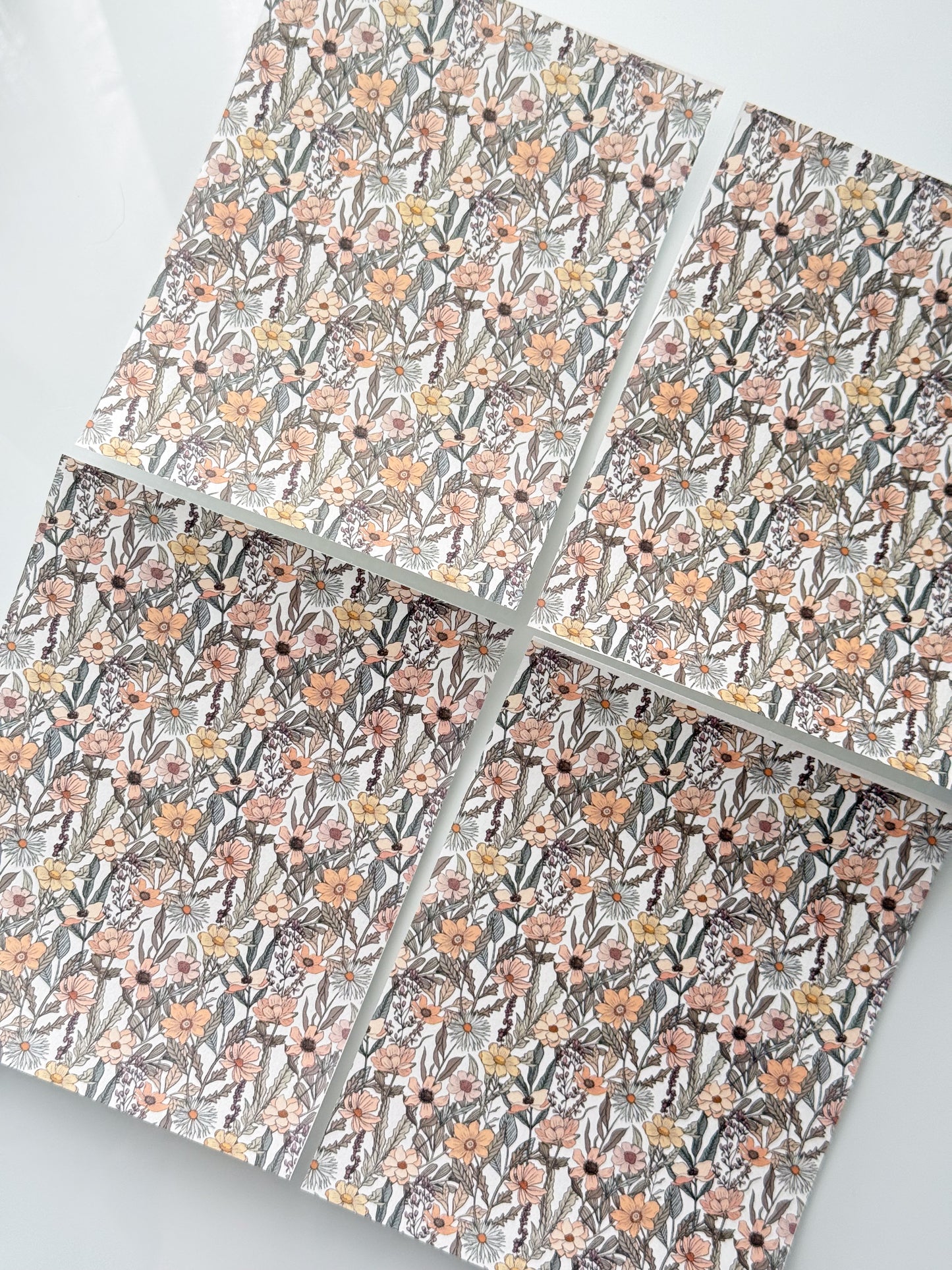 FLORALS 90 Transfer Sheet Single Or 4 Pack