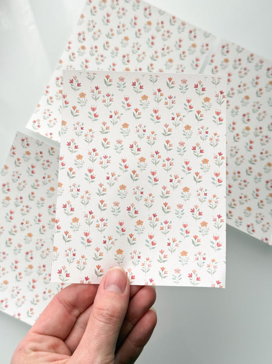 FLORALS 92 Transfer Sheet Single Or 4 Pack