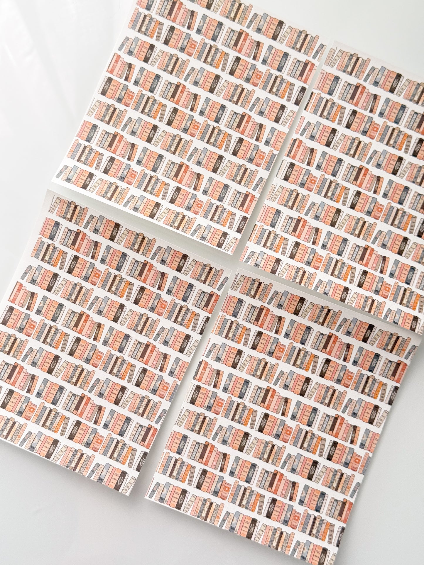 Book Rows Transfer Sheet Single Or 4 Pack