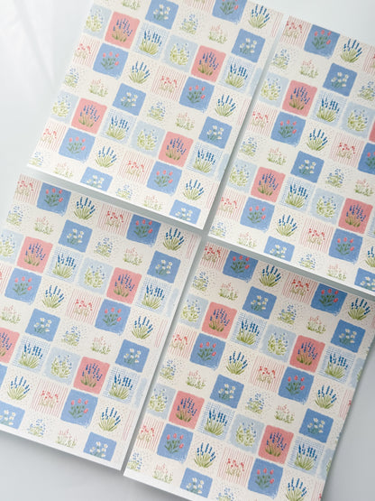 FLORALS 100 Transfer Sheet Single Or 4 Pack