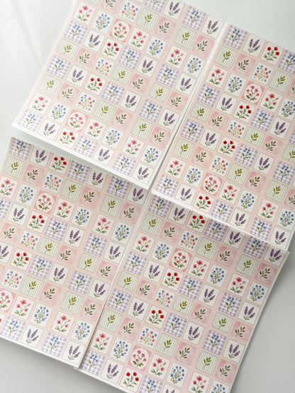 FLORALS 107 Transfer Sheet Single Or 4 Pack