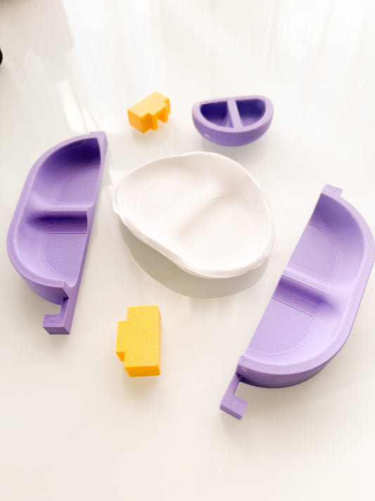 Double Trinket Dish Press And Shaper Polymer Clay Tools Air Dry Clay
