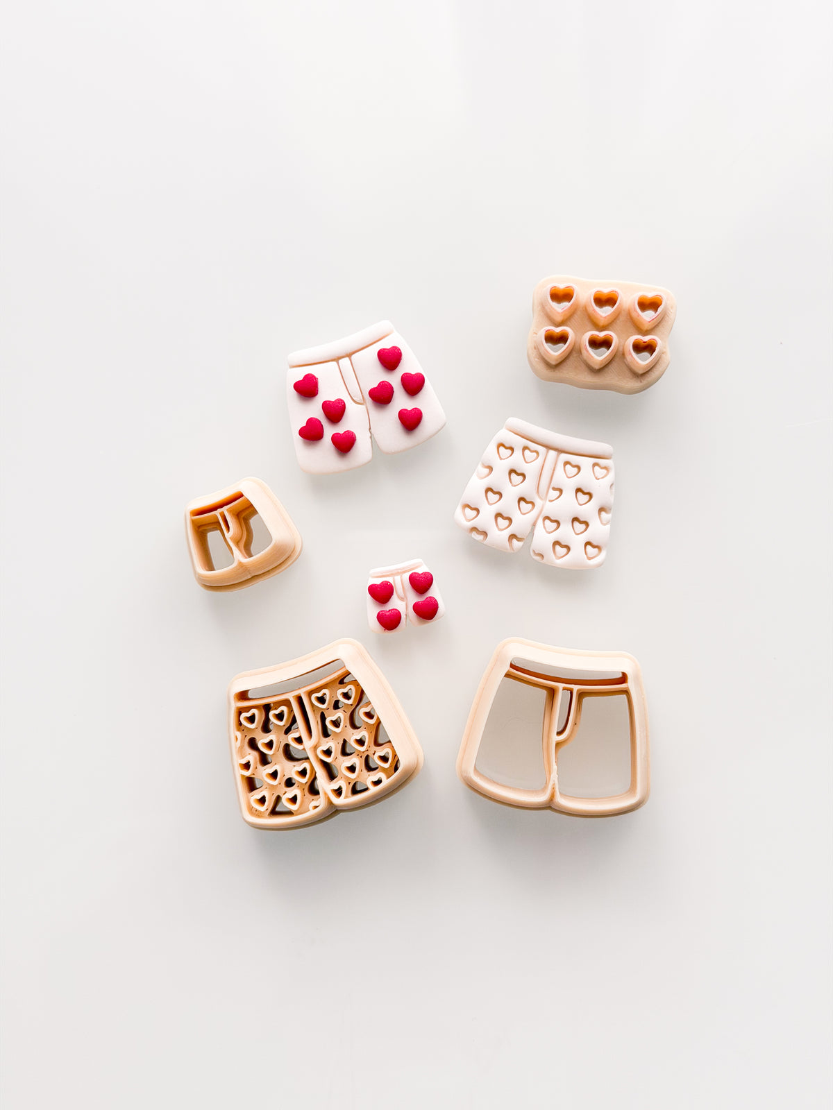 Heart Boxers Clay Cutter Polymer