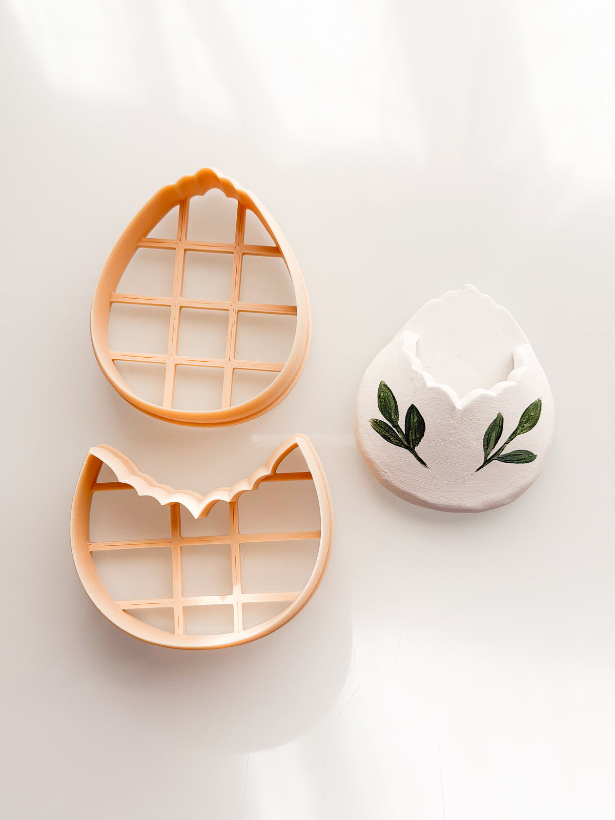 Mini Flower Pouch Magnet Clay Cutter Set Polymer Ceramic Air Dry