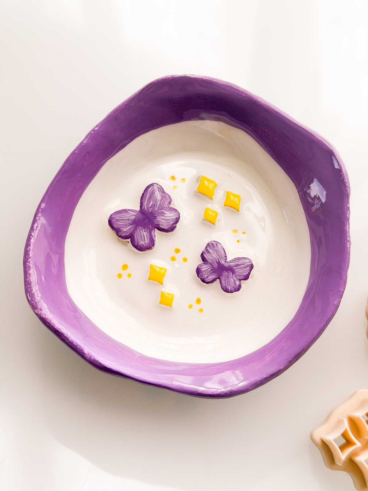 Decor Butterfly and Stars For Trinket Dishes Clay Cutter Set