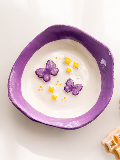 Decor Butterfly and Stars For Trinket Dishes Clay Cutter Set