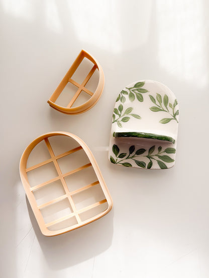 Mini Shelf Magnet Clay Cutter Set Polymer Ceramic Air Dry