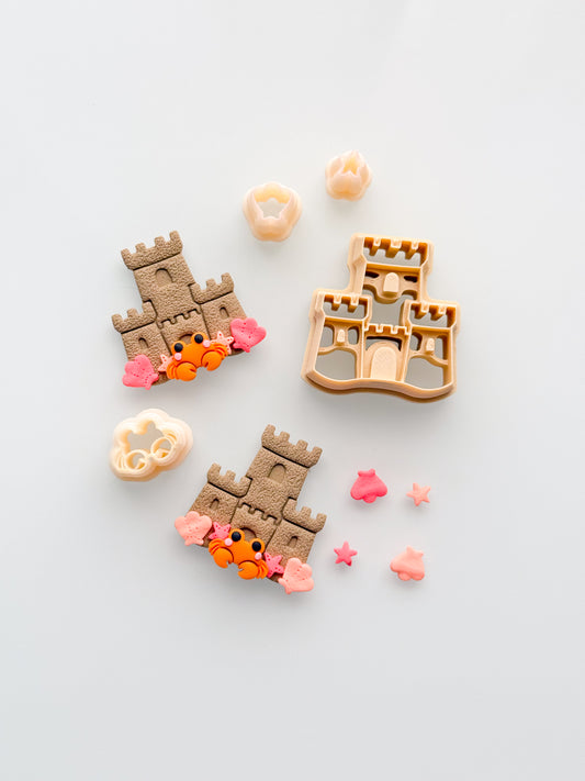 Sandcastle + Micros Shells Starfish Crab Clay Cutter