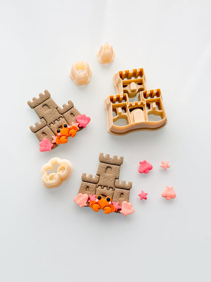 Sandcastle + Micros Shells Starfish Crab Clay Cutter