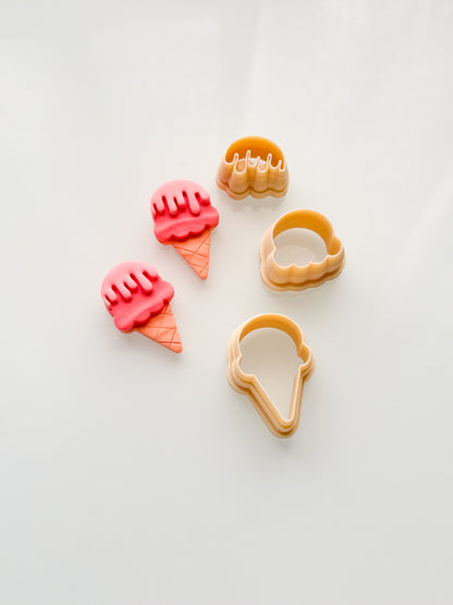Ice Cream Cone II Clay Cutter