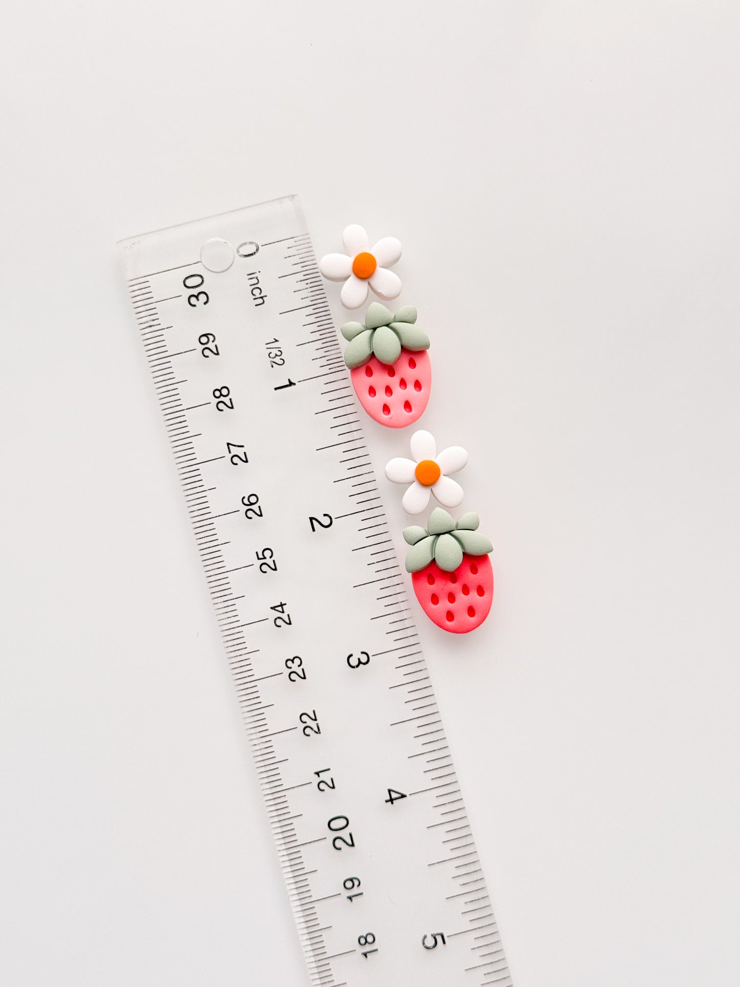 Strawberry + Flower Resin Clay Cutter