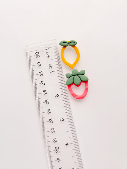 Windowed Fruits Clay Cutters