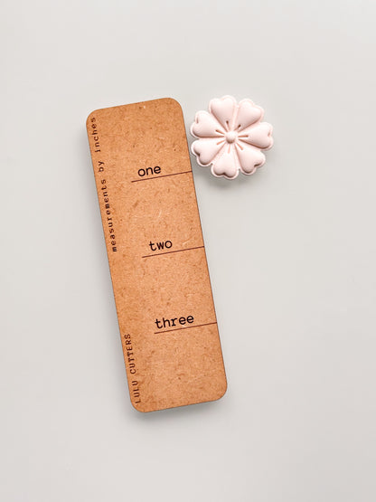 Imprinted Flower Clay Cutter