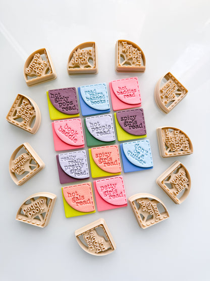 Corner Bookmark Sayings Clay Cutters