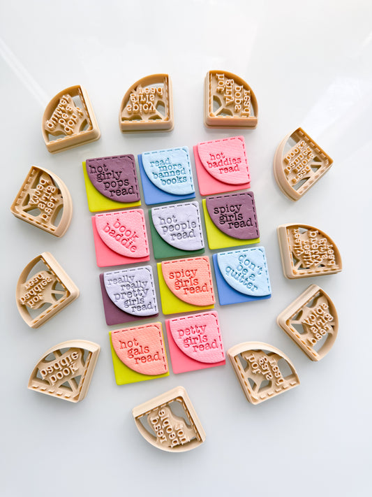Corner Bookmark Sayings Clay Cutters