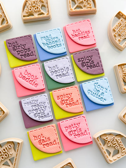 Corner Bookmark Sayings Clay Cutters