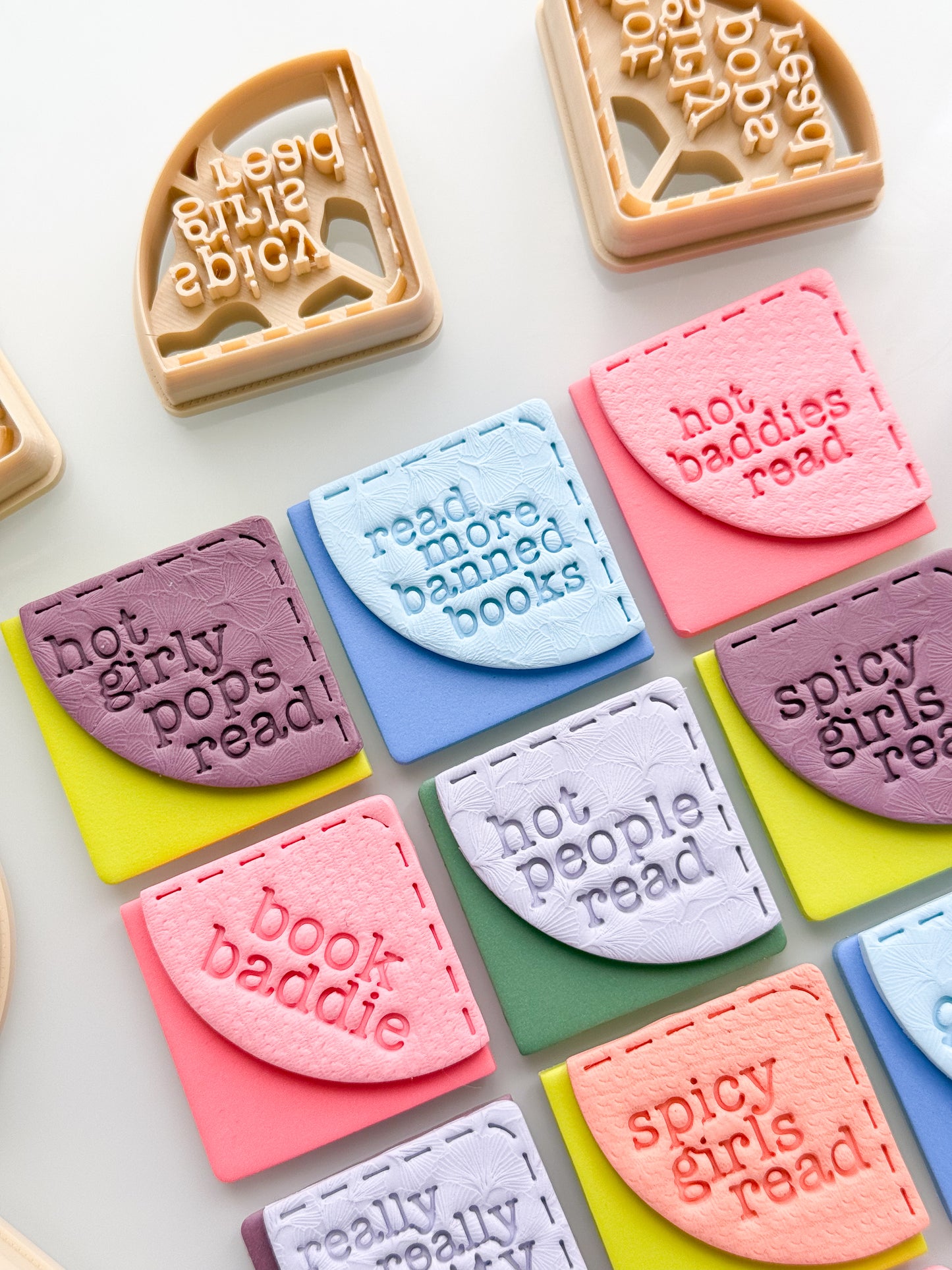 Corner Bookmark Sayings Clay Cutters