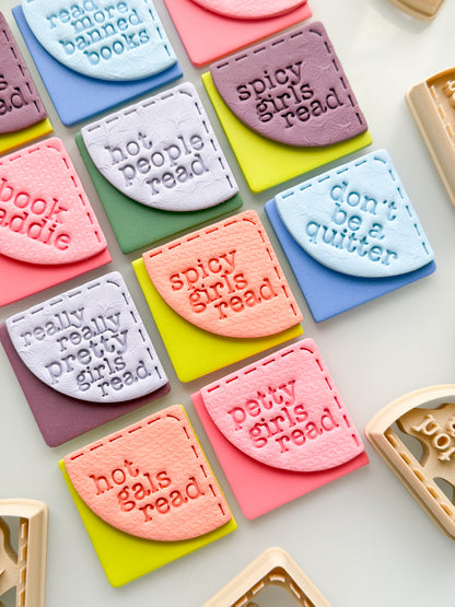 Corner Bookmark Sayings Clay Cutters