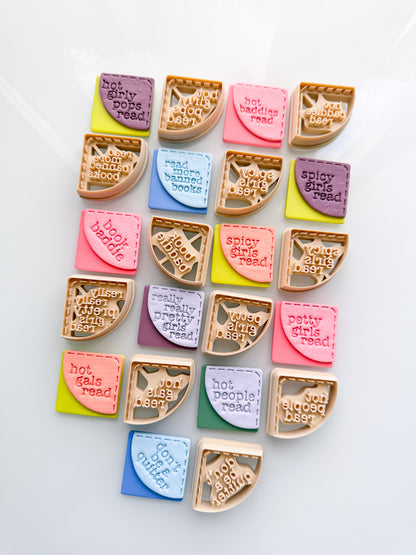 Corner Bookmark Sayings Clay Cutters