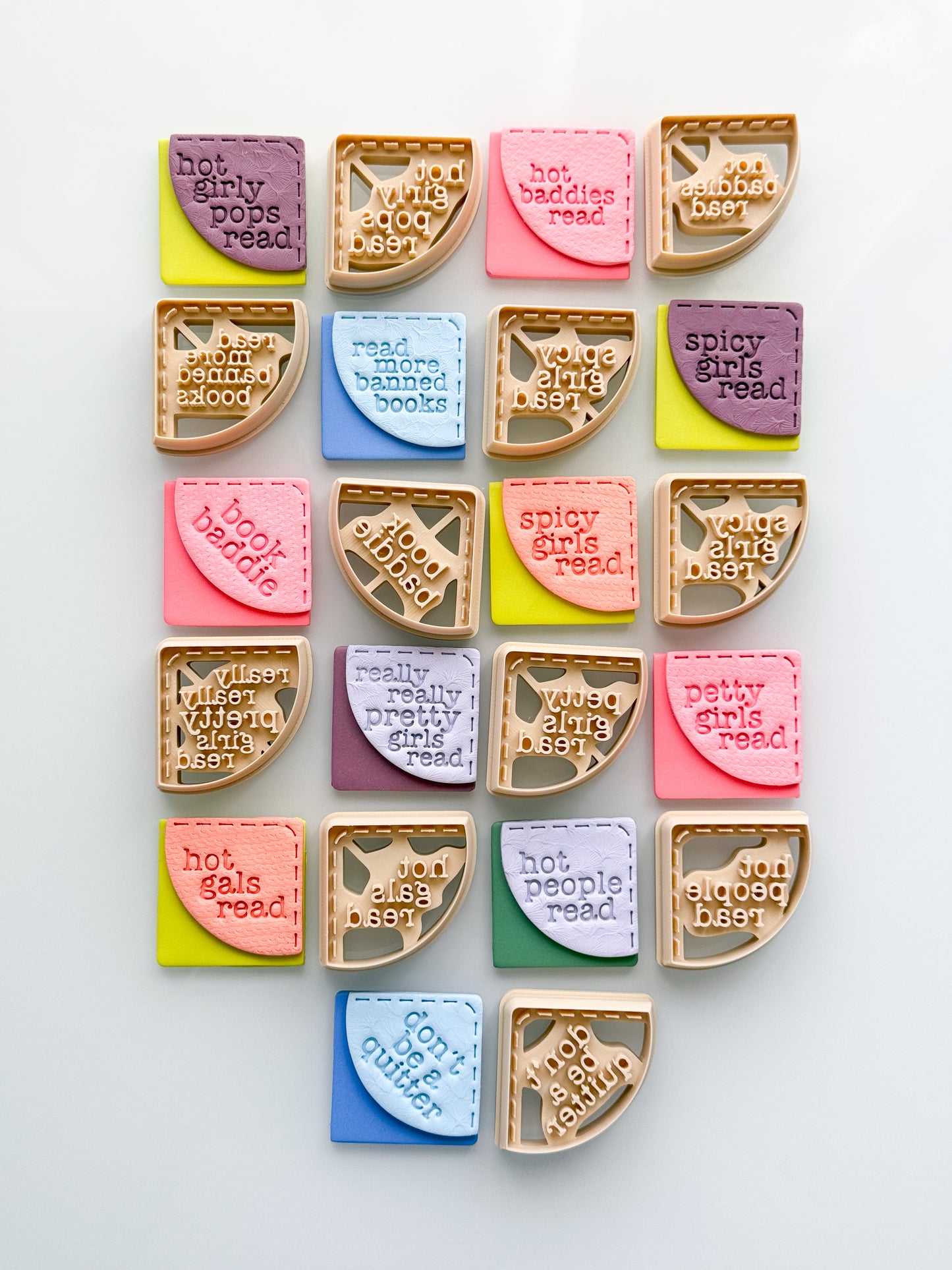 Corner Bookmark Sayings Clay Cutters