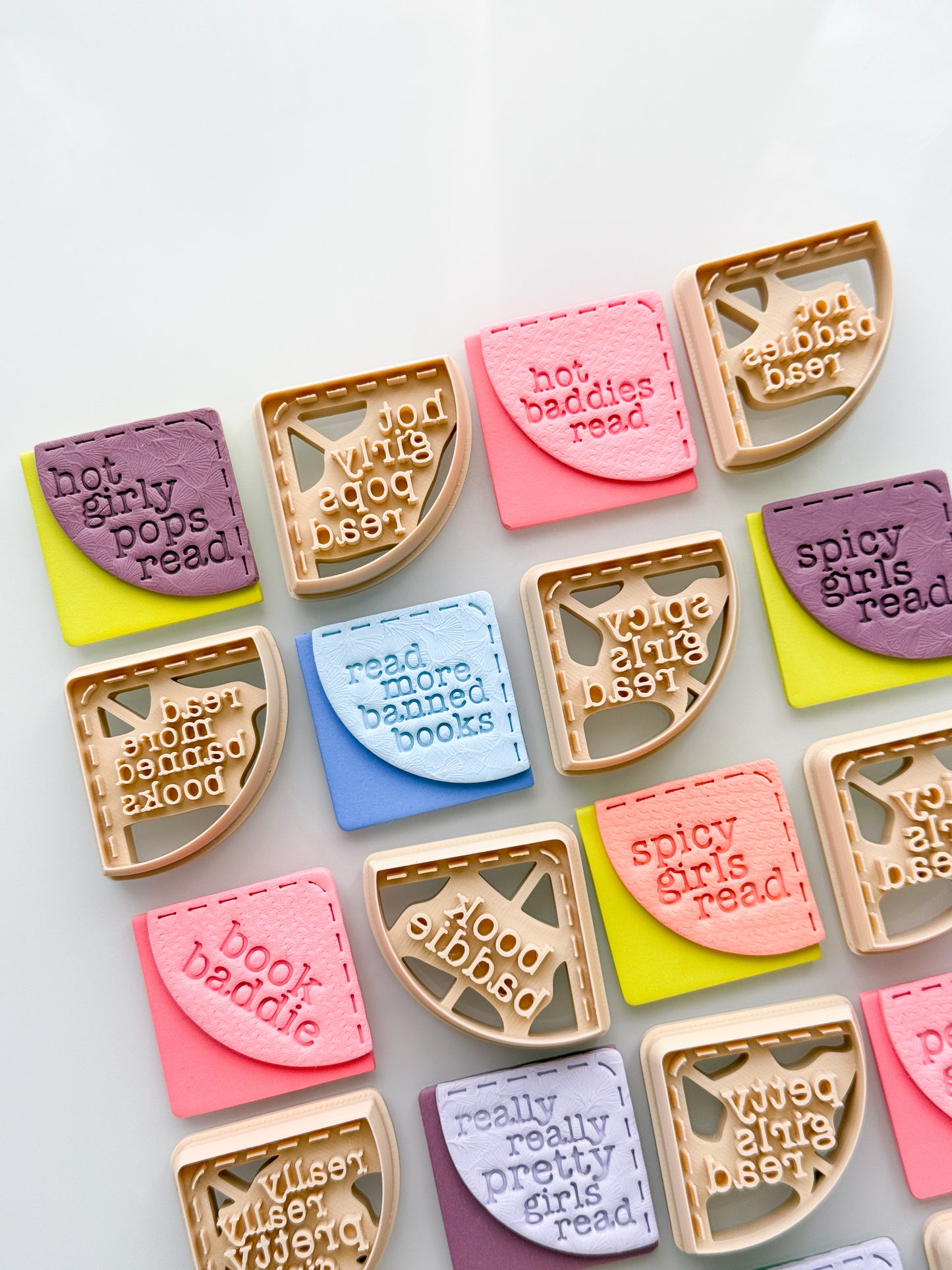 Corner Bookmark Sayings Clay Cutters