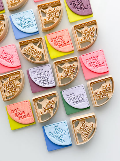 Corner Bookmark Sayings Clay Cutters