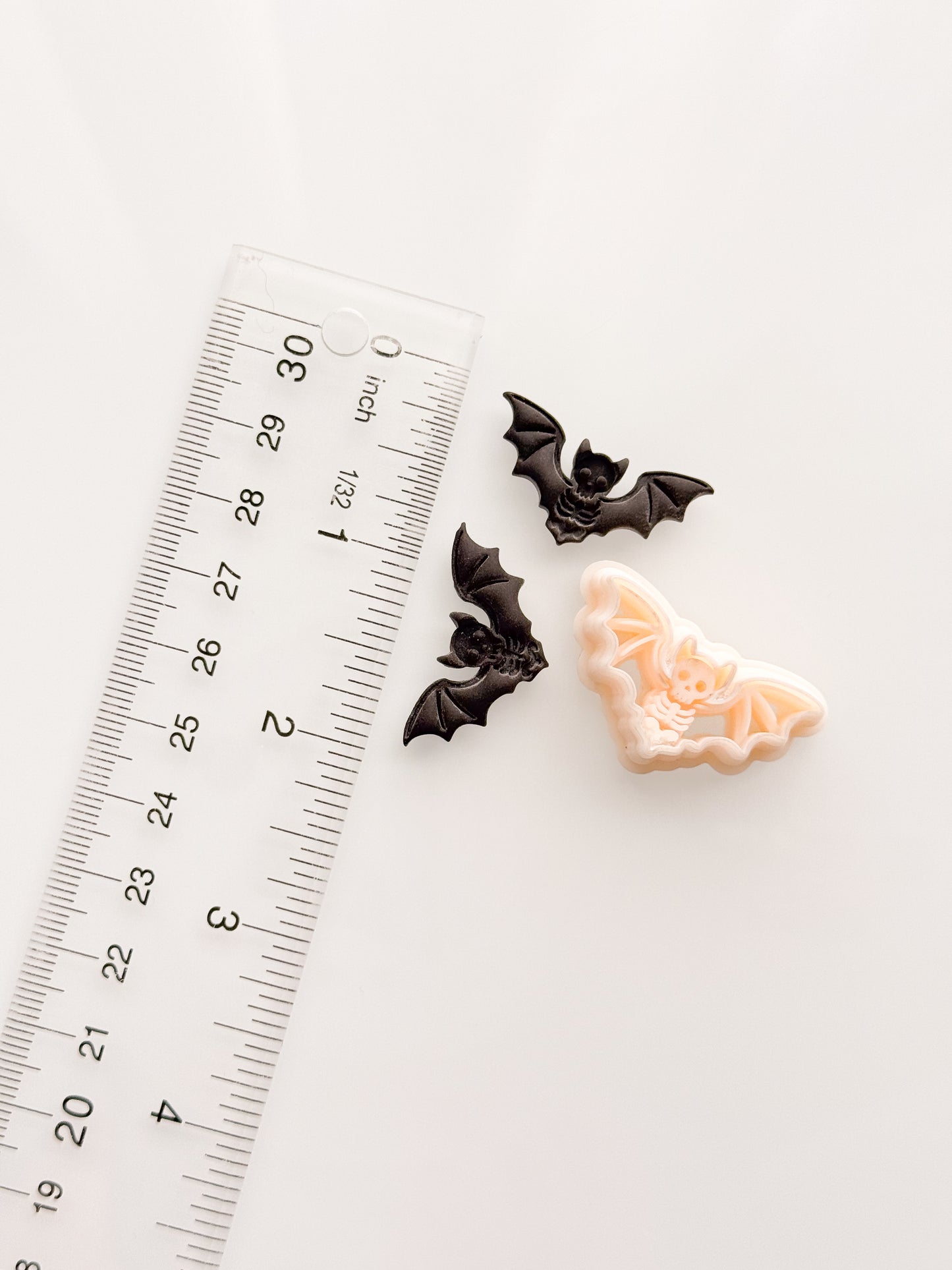 Skeleton Bat Resin Printed Clay Cutter